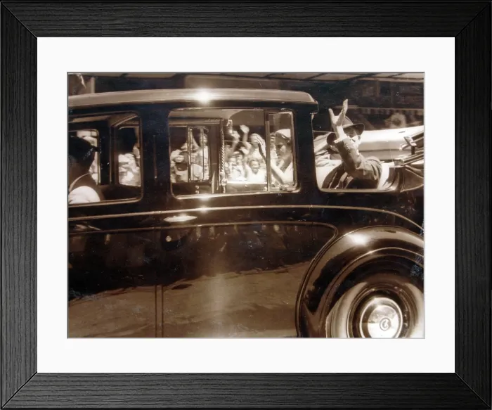 Framed Print : Royal visit, 1954. Creator: Unknown Framed Print : Royal visit, 1954. Creator: Unknown