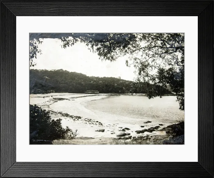Framed Print : Edwards Beach, Balmoral, c1920. Creator: Unknown Framed Print : Edwards Beach, Balmoral, c1920. Creator: Unknown