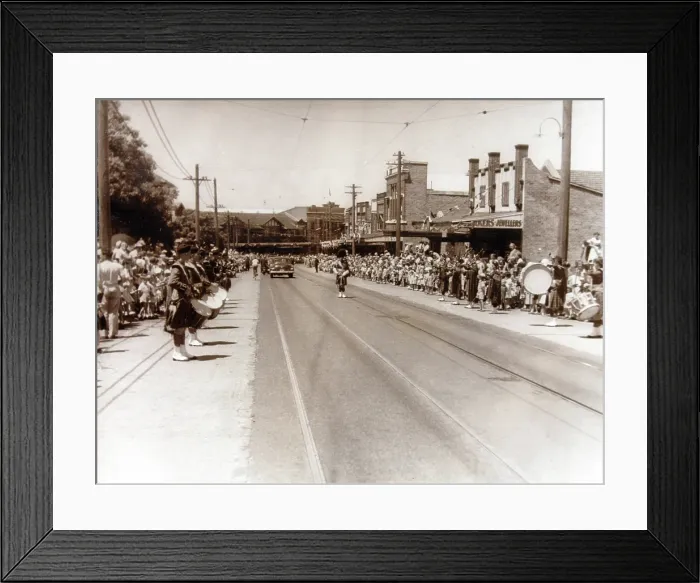 Framed Print : Royal visit, 1954. Creator: Unknown Framed Print : Royal visit, 1954. Creator: Unknown