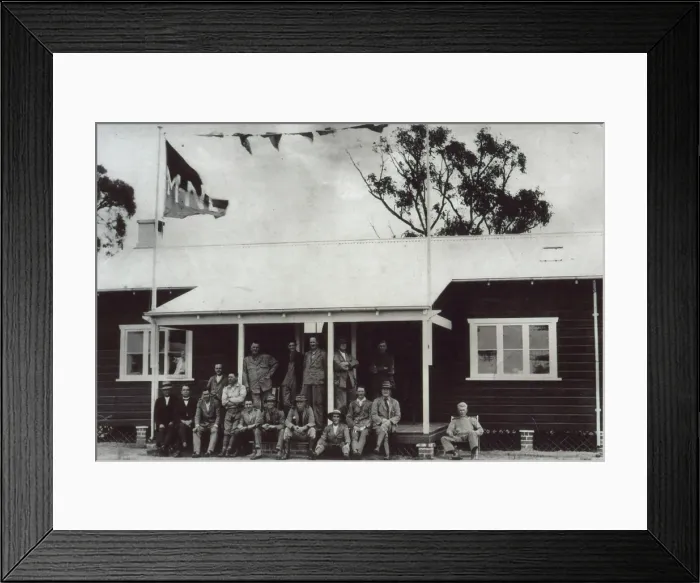 Framed Print : Mosman - Neutral Bay Rifle Club Hut. Creator: Unknown Framed Print : Mosman - Neutral Bay Rifle Club Hut. Creator: Unknown
