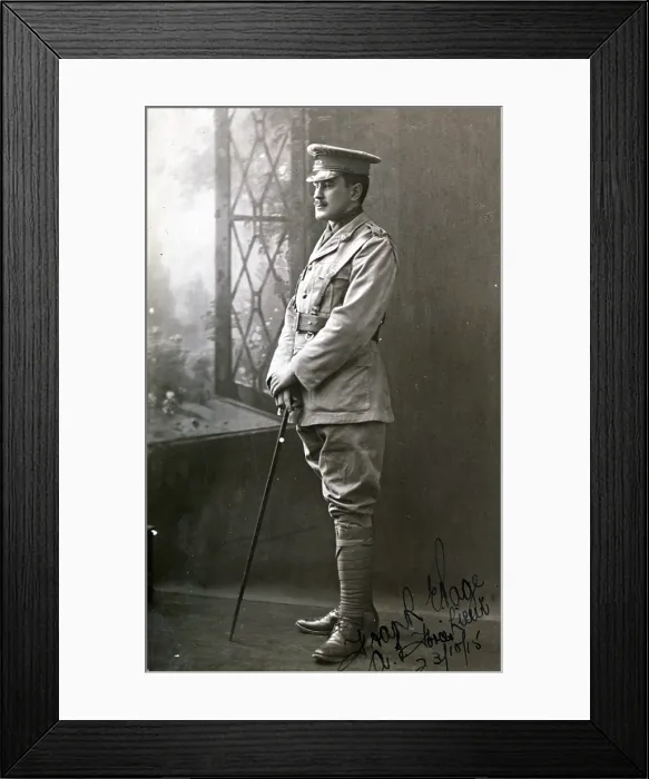 Framed Print : Captain Frank Page MC, photographed in 1915. Creator: Unknown Framed Print : Captain Frank Page MC, photographed in 1915. Creator: Unknown