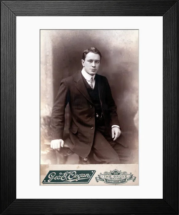 Framed Print : Photograph of Frank Edmund Page. Creator: Unknown Framed Print : Photograph of Frank Edmund Page. Creator: Unknown