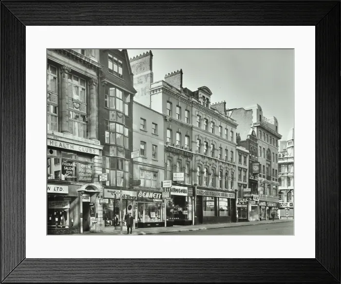 Framed Print : 41-55 Oxford Street, Westminster LB, London: front elevations, shops, 1964. Creator: Unknown Framed Print : 41-55 Oxford Street, Westminster LB, London: front elevations, shops, 1964. Creator: Unknown