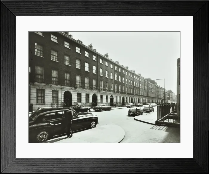 Framed Print : 126-150 Harley Street, Westminster LB, London: front elevations, 1967. Creator: Unknown Framed Print : 126-150 Harley Street, Westminster LB, London: front elevations, 1967. Creator: Unknown