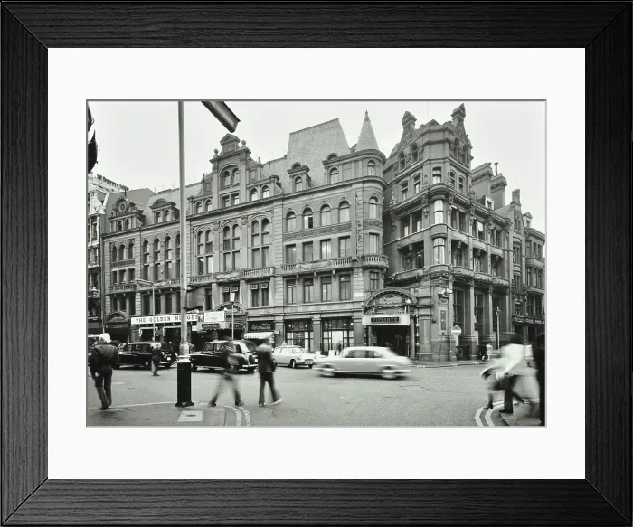 Framed Print : 12-28 Shaftesbury Avenue, Westminster LB, London: looking to Piccadilly Circus, 1973. Creator: Unknown Framed Print : 12-28 Shaftesbury Avenue, Westminster LB, London: looking to Piccadilly Circus, 1973. Creator: Unknown