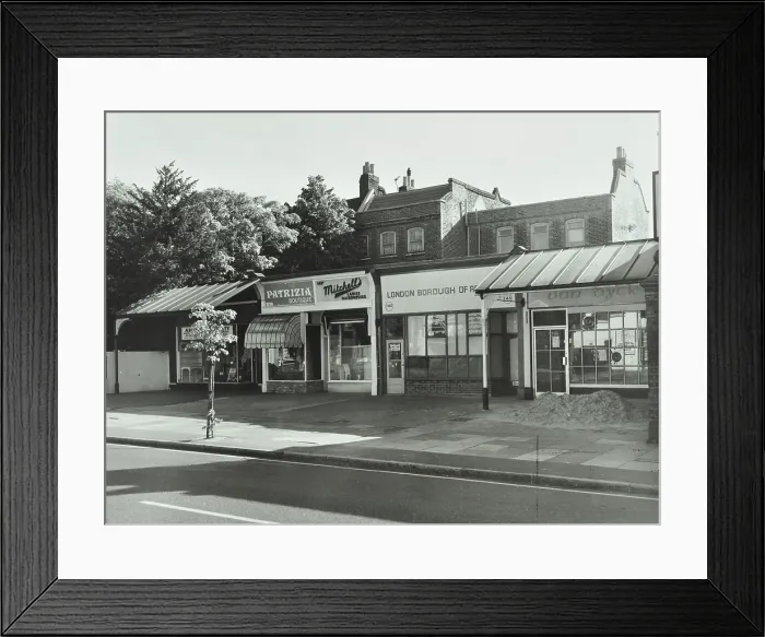 Framed Print : 141-145 High Street, Wanstead, Redbridge, London: front elevations, 1976. Creator: Unknown Framed Print : 141-145 High Street, Wanstead, Redbridge, London: front elevations, 1976. Creator: Unknown