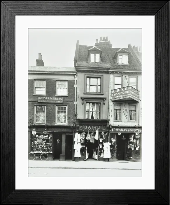 Framed Print : 13-15 Church Street, Greenwich, London: front elevations, 1911. Creator: Unknown Framed Print : 13-15 Church Street, Greenwich, London: front elevations, 1911. Creator: Unknown