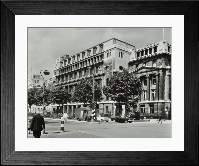 Framed Print : 30 Euston Square and 194 Euston Road, London, 1967. Creator: Unknown Framed Print : 30 Euston Square and 194 Euston Road, London, 1967. Creator: Unknown