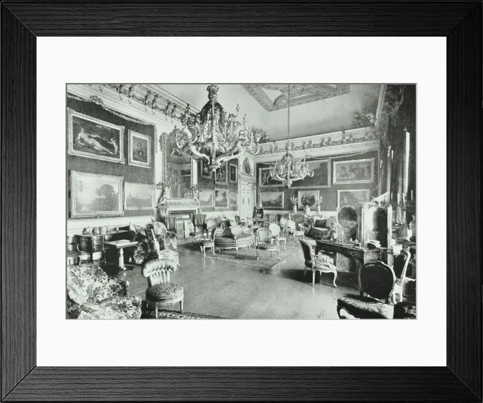 Framed Print : 4 St James's Square, Westminster LB, London: great drawing room, 1910. Creator: Unknown. 4 St James's Square, Westminster LB, London: great drawing room, 1910 Framed Print : 4 St James's Square, Westminster LB, London: great drawing room, 1910. Creator: Unknown. 4 St James's Square, Westminster LB, London: great drawing room, 1910