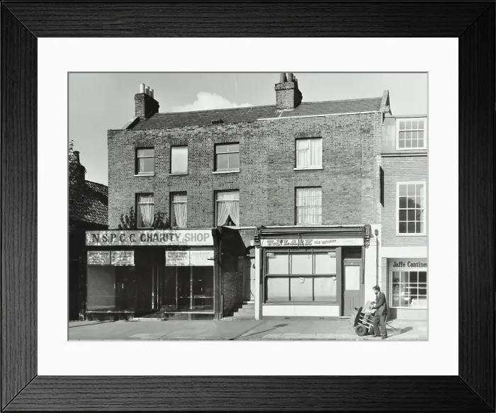 Framed Print : 42-44 High Street, Wanstead, Redbridge, London: front elevations, 1976. Creator: Unknown Framed Print : 42-44 High Street, Wanstead, Redbridge, London: front elevations, 1976. Creator: Unknown