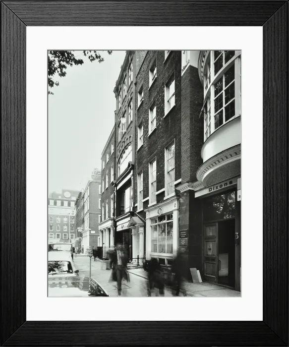 Framed Print : 2-3 Soho Square, Westminster LB, London: front elevations, 1978. Creator: Unknown Framed Print : 2-3 Soho Square, Westminster LB, London: front elevations, 1978. Creator: Unknown