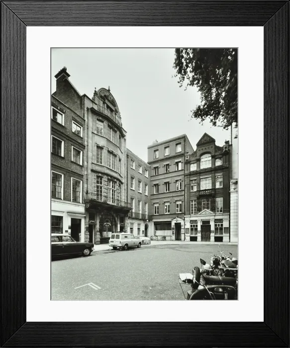 Framed Print : 13-19 Soho Square, Westminster LB, London: front elevations, 1968. Creator: Unknown Framed Print : 13-19 Soho Square, Westminster LB, London: front elevations, 1968. Creator: Unknown
