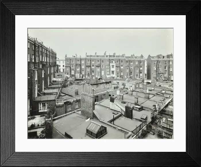 Framed Print : 213-229 Gloucester Terrace, Westminster LB, London: rear elevations, 1961. Creator: Unknown Framed Print : 213-229 Gloucester Terrace, Westminster LB, London: rear elevations, 1961. Creator: Unknown