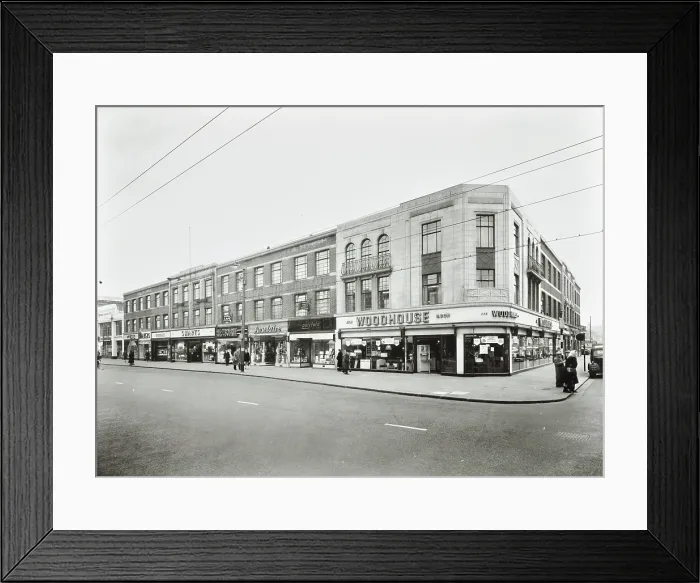 Framed Print : 128-138 High Road, Ilford, Redbridge, London: front elevations, 1955. Creator: Unknown Framed Print : 128-138 High Road, Ilford, Redbridge, London: front elevations, 1955. Creator: Unknown