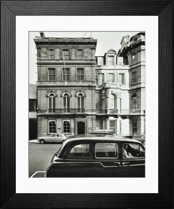 Framed Print : 11 Hamilton Place, Westminster LB, London: front elevation, 1976. Creator: Unknown Framed Print : 11 Hamilton Place, Westminster LB, London: front elevation, 1976. Creator: Unknown