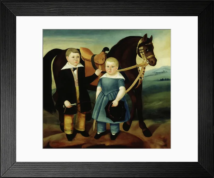 Framed Print : The Cayce Brothers of Virginia, between c1825 and 1845. Creator: Unknown Framed Print : The Cayce Brothers of Virginia, between c1825 and 1845. Creator: Unknown
