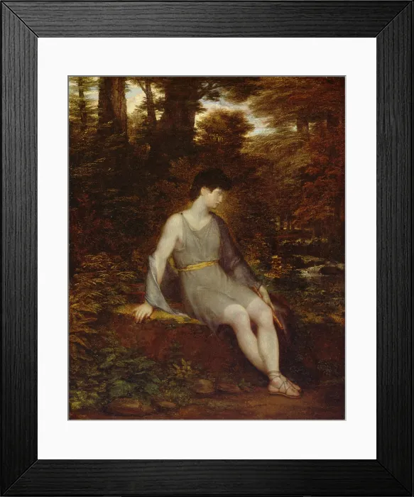 Framed Print : Italian Shepherd Boy, 1819. Creator: Washington Allston Framed Print : Italian Shepherd Boy, 1819. Creator: Washington Allston