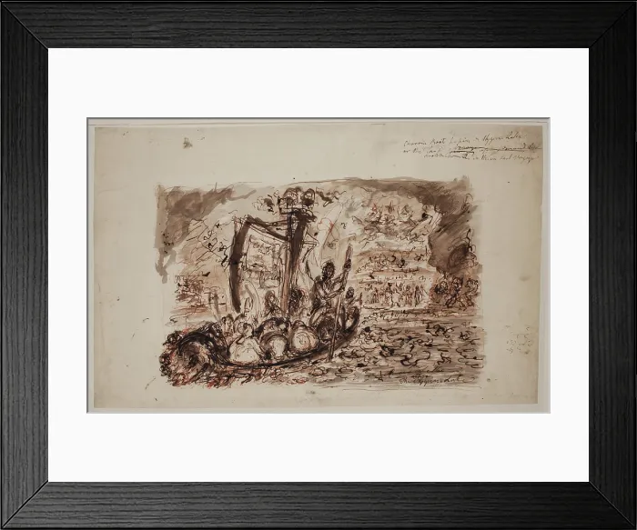 Framed Print : Charon's Boat, between 1780 and 1815. Creator: James Gillray. Charon's Boat, between 1780 and 1815. Creator: James Gillray Framed Print : Charon's Boat, between 1780 and 1815. Creator: James Gillray. Charon's Boat, between 1780 and 1815. Creator: James Gillray