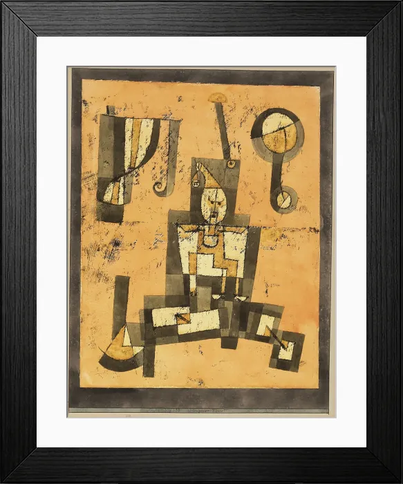 Framed Print : Captive Pierrot, 1923. Creator: Paul Klee Framed Print : Captive Pierrot, 1923. Creator: Paul Klee
