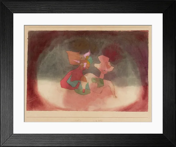 Framed Print : Into the Cave, 1929. Creator: Paul Klee Framed Print : Into the Cave, 1929. Creator: Paul Klee