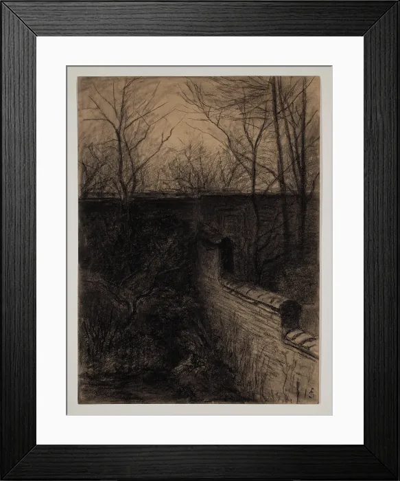 Framed Print : Corner of My Garden, between 1860 and 1924. Creator: Carel Nicolaas Storm Framed Print : Corner of My Garden, between 1860 and 1924. Creator: Carel Nicolaas Storm