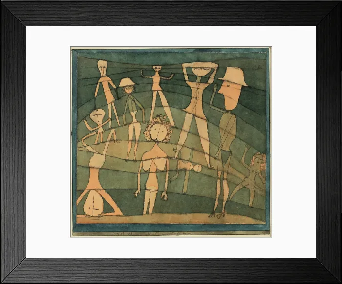 Framed Print : Open-Air Sport, 1923. Creator: Paul Klee Framed Print : Open-Air Sport, 1923. Creator: Paul Klee