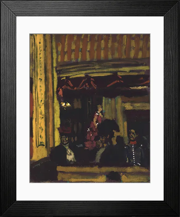 Framed Print : La Gaiete Rochechouart, 1906. Creator: Walter Richard Sickert
