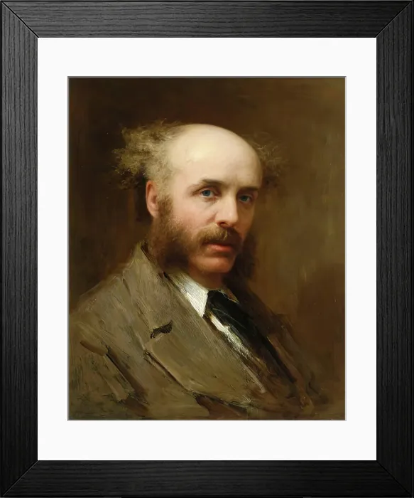 Framed Print : George Paul Chalmers RSA, 1872. Creator: George Reid Framed Print : George Paul Chalmers RSA, 1872. Creator: George Reid
