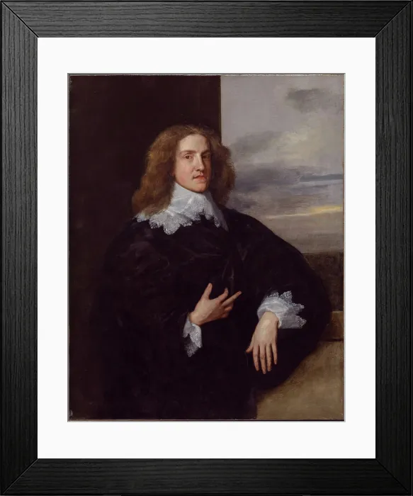 Framed Print : Young Gentleman (Earl of Downe?), c1640. Creator: Anthony van Dyck