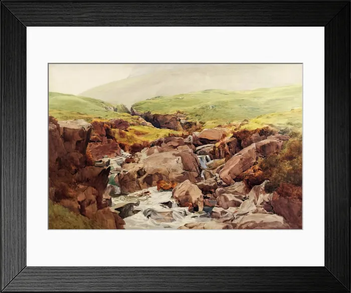 Framed Print : May Day, Greadaidh Burn, Skye, 1912. Creator: Colin Bent Phillip Framed Print : May Day, Greadaidh Burn, Skye, 1912. Creator: Colin Bent Phillip