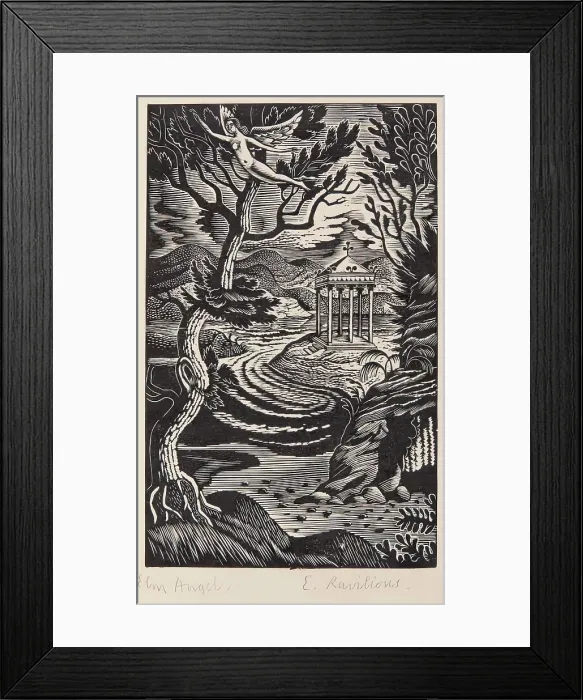 Framed Print : Elm Angel, 1930. Creator: Eric Ravilious Framed Print : Elm Angel, 1930. Creator: Eric Ravilious