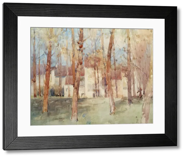 Framed Print : Early Morning, Moret, c1870s. Creator: James Paterson Framed Print : Early Morning, Moret, c1870s. Creator: James Paterson