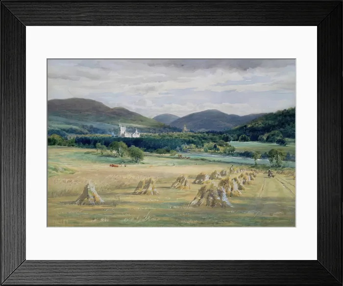 Framed Print : Balmoral Castle And Crathie Church, 1903. Creator: John Mitchell