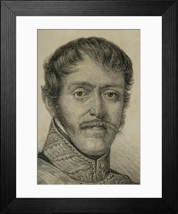 Framed Print : Carlos Maria Isidro de Borbon, (1788-1855), known as Don Carlos, 1868. Creator: Unknown Framed Print : Carlos Maria Isidro de Borbon, (1788-1855), known as Don Carlos, 1868. Creator: Unknown