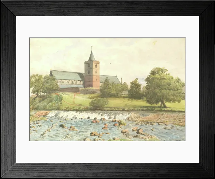 Framed Print : Dunblane Cathedral, 1890. Creator: George Washington Wilson Framed Print : Dunblane Cathedral, 1890. Creator: George Washington Wilson