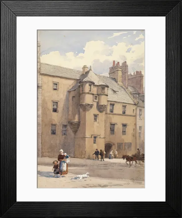 Framed Print : George Jamesone's House, 1886. Creator: John Mitchell. George Jamesone's House, 1886. Creator: John Mitchell Framed Print : George Jamesone's House, 1886. Creator: John Mitchell. George Jamesone's House, 1886. Creator: John Mitchell