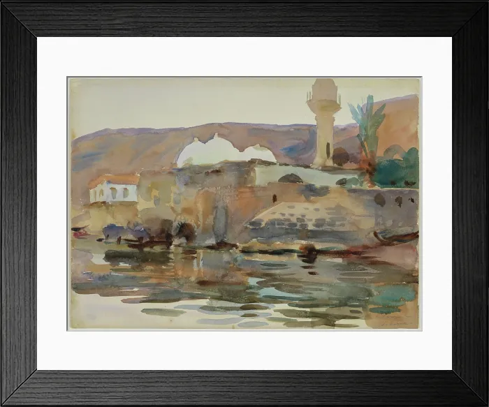 Framed Print : Tiberias, between late 1905 and early 1906. Creator: John Singer Sargent Framed Print : Tiberias, between late 1905 and early 1906. Creator: John Singer Sargent