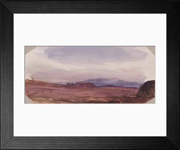 Framed Print : Landscape with Farm Buildings, c1840s. Creator: John Phillip Framed Print : Landscape with Farm Buildings, c1840s. Creator: John Phillip