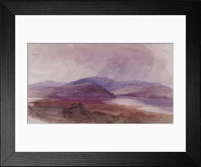 Framed Print : Landscape - Storm Clouds, c1840s. Creator: John Phillip Framed Print : Landscape - Storm Clouds, c1840s. Creator: John Phillip