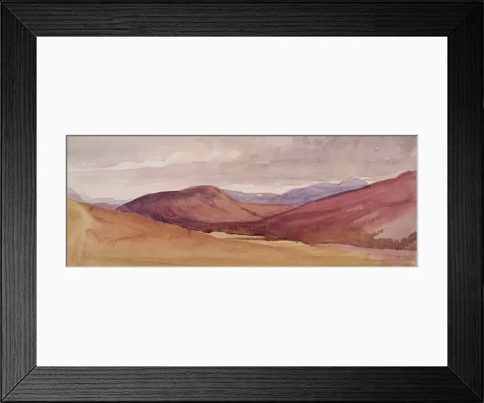 Framed Print : Highland Landscape, c1840s. Creator: John Phillip