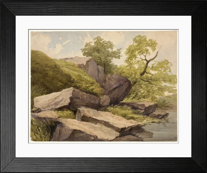 Framed Print : (Untitled), c1820-1865. Creator: David Claypoole Johnston Framed Print : (Untitled), c1820-1865. Creator: David Claypoole Johnston
