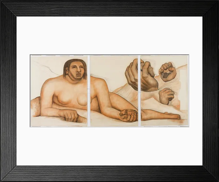 Framed Print : Figure Representing the Red Race, 1932. Creator: Diego Rivera Framed Print : Figure Representing the Red Race, 1932. Creator: Diego Rivera