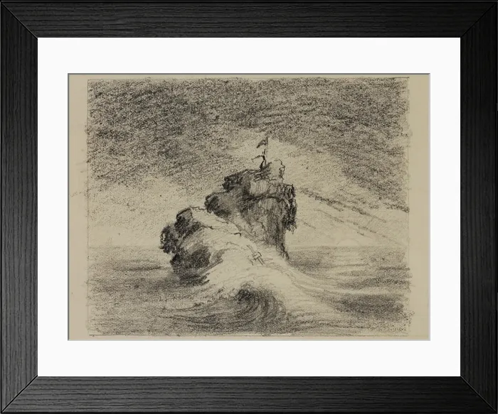 Framed Print : Hope Deferred Maketh the Heart Sick, 1828. Creator: Thomas Cole