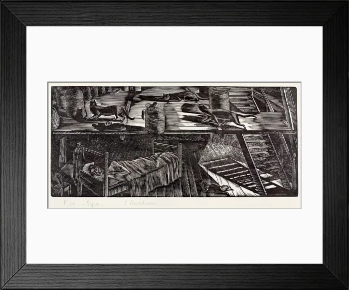 Framed Print : Five Eyes, 1926. Creator: Eric Ravilious Framed Print : Five Eyes, 1926. Creator: Eric Ravilious
