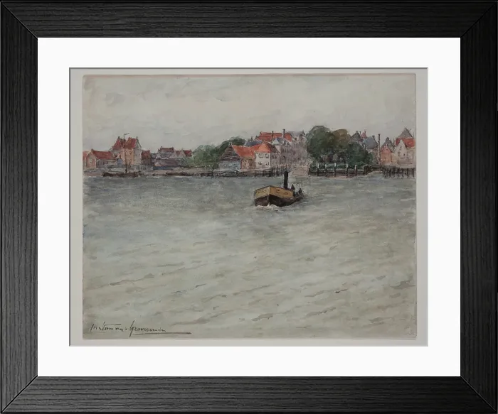 Framed Print : Zwyndrecht, 1887. Creator: Carel Nicolaas Storm Framed Print : Zwyndrecht, 1887. Creator: Carel Nicolaas Storm