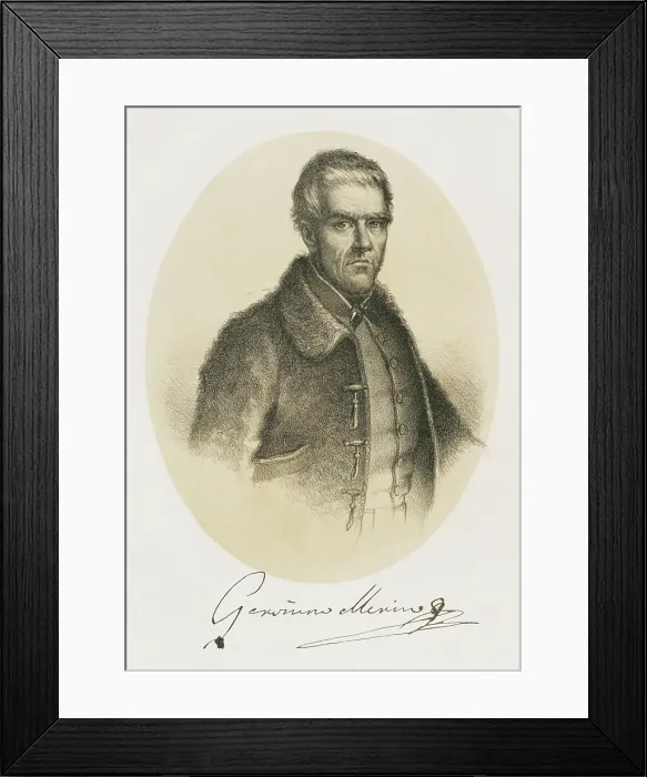 Framed Print : Jeronimo Merino Cob, known as 'el Cura Merino' (The Priest Merino) (1769-1844), 1868. Creator: Unknown Framed Print : Jeronimo Merino Cob, known as 'el Cura Merino' (The Priest Merino) (1769-1844), 1868. Creator: Unknown