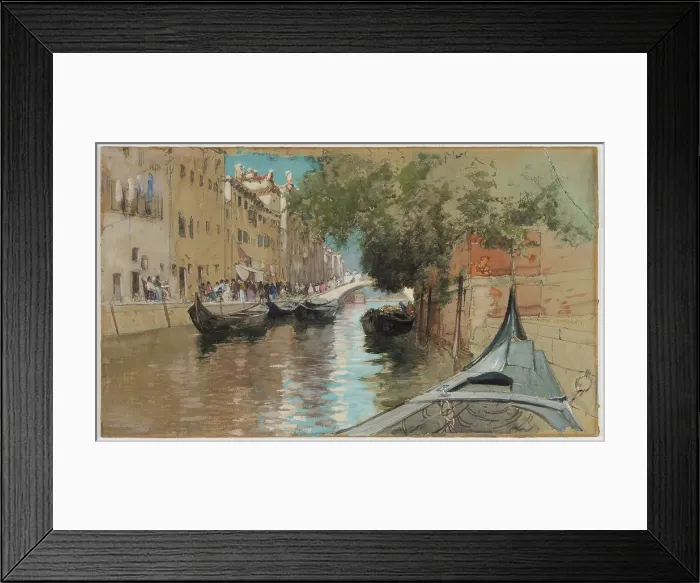 Framed Print : Venice, between 1860 and 1915. Creator: Francis Hopkinson Smith Framed Print : Venice, between 1860 and 1915. Creator: Francis Hopkinson Smith