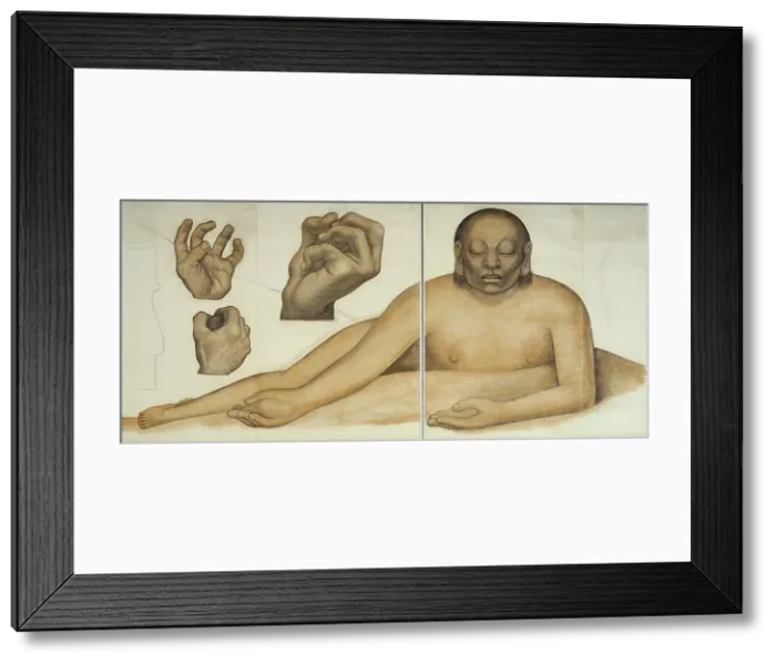 Framed Print : Figure Representing the Yellow Race, 1932. Creator: Diego Rivera Framed Print : Figure Representing the Yellow Race, 1932. Creator: Diego Rivera