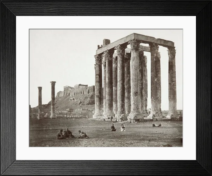 Framed Print : The Acropolis, Athens, 1854. Creator: James Robertson Framed Print : The Acropolis, Athens, 1854. Creator: James Robertson