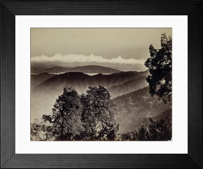 Framed Print : Snows from Nynee Jal, between 1860 and 1880. Creator: John Edward Sache Framed Print : Snows from Nynee Jal, between 1860 and 1880. Creator: John Edward Sache